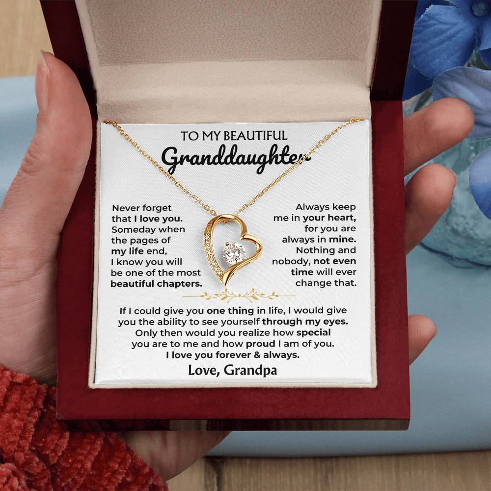 To My Beautiful Granddaughter - Forever Love Gift Set