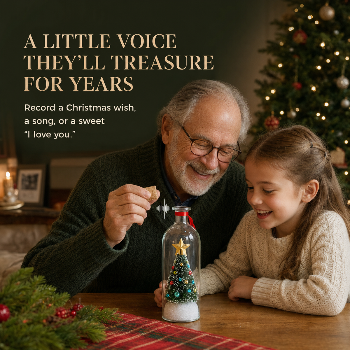 Cherish bond™ Record-a-Message Christmas Tree