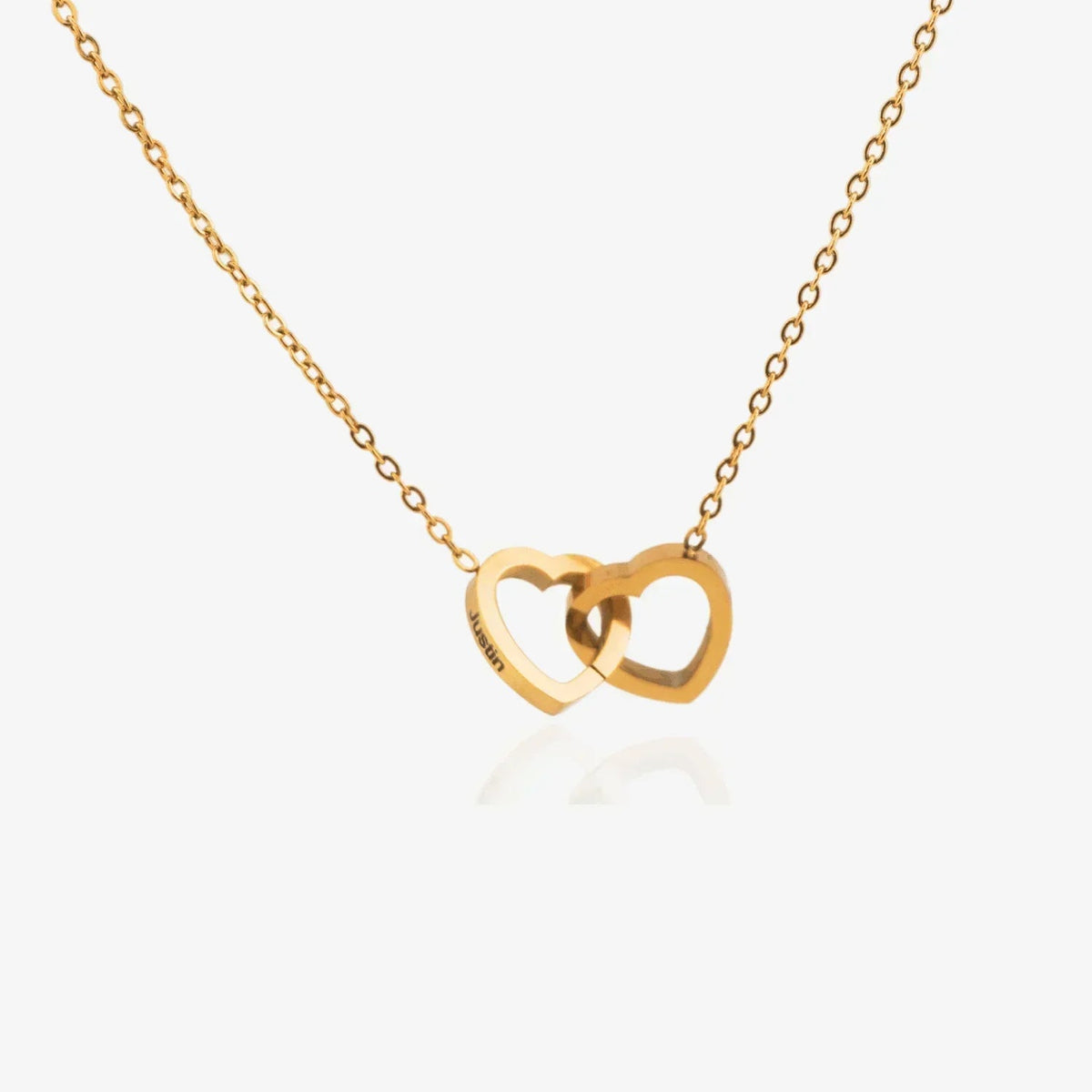 Forever Rose Box with Engraved Heart Necklace