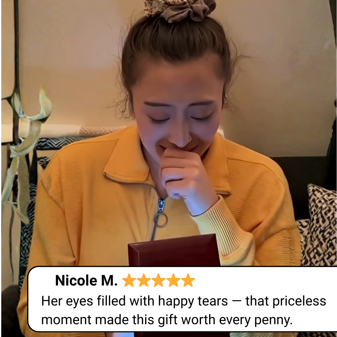 Daughter Gift From Mom, "Beautiful Chapters" Love Mom Necklace