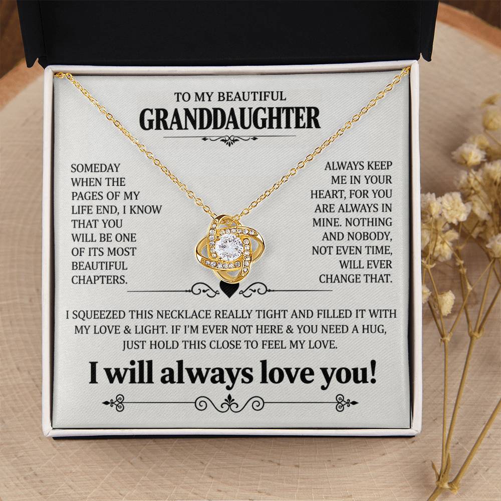 To My Granddaughter Gift From Grandpa, "Always keep me in your heart"