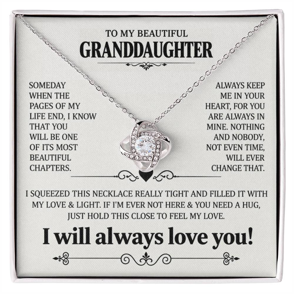 To My Granddaughter Gift From Grandpa, "Always keep me in your heart"