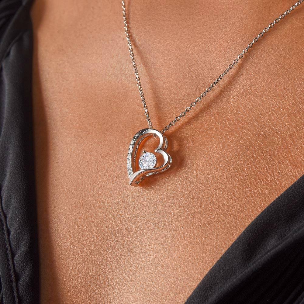 To My Granddaughter, Love Grandpa — “Never Forget That I Love You” Love Necklace