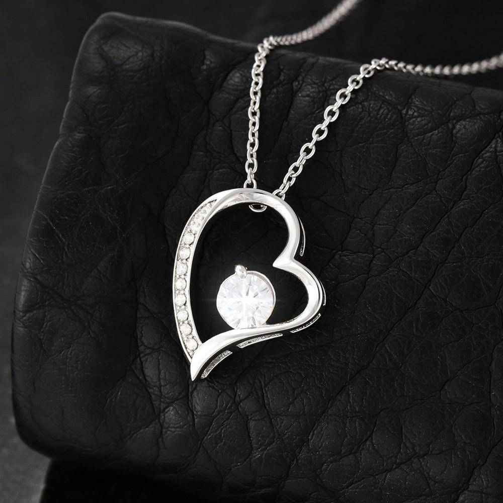To My Granddaughter, Love Grandpa — “Never Forget That I Love You” Love Necklace
