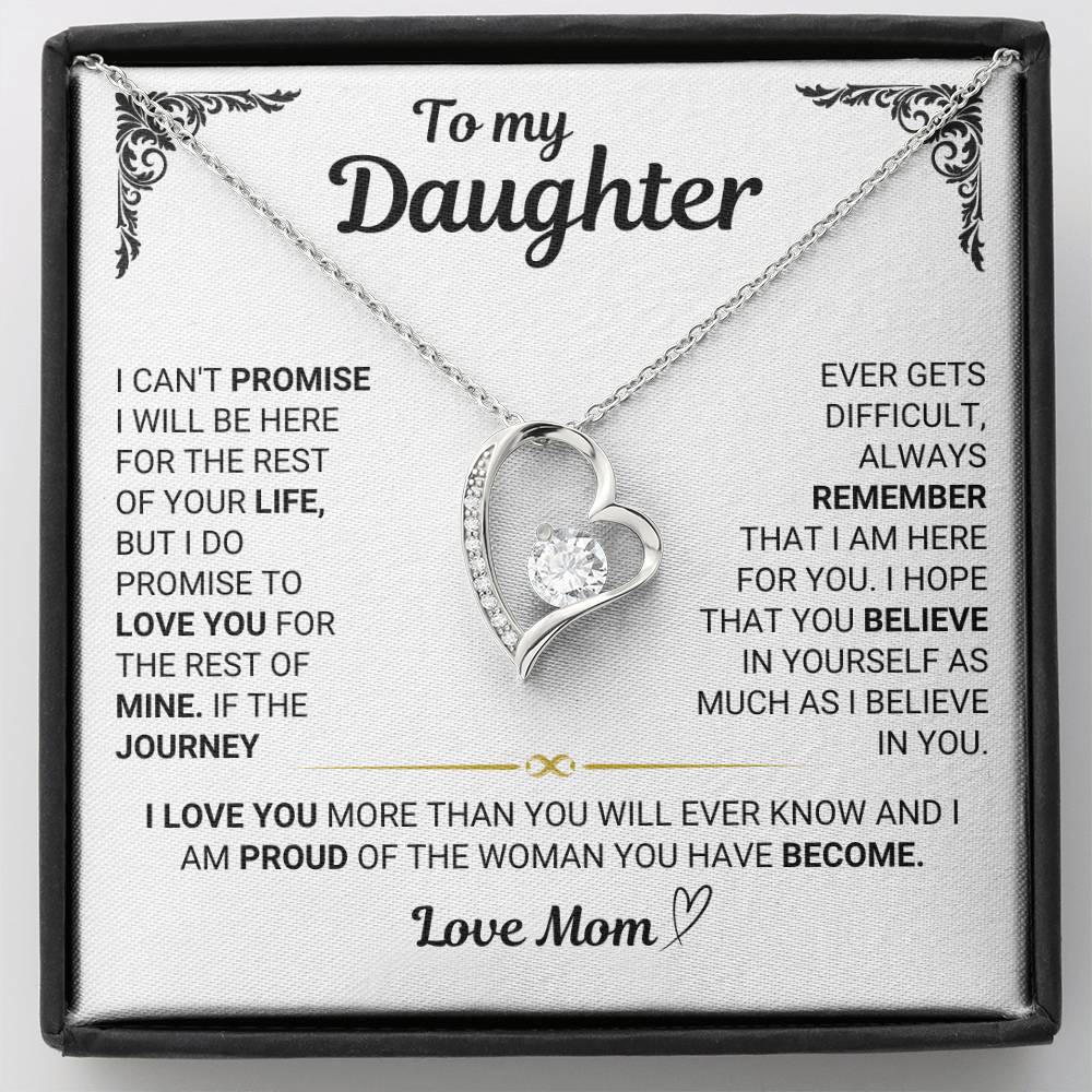 To My Daughter "I Am Hear For You" Love Mom