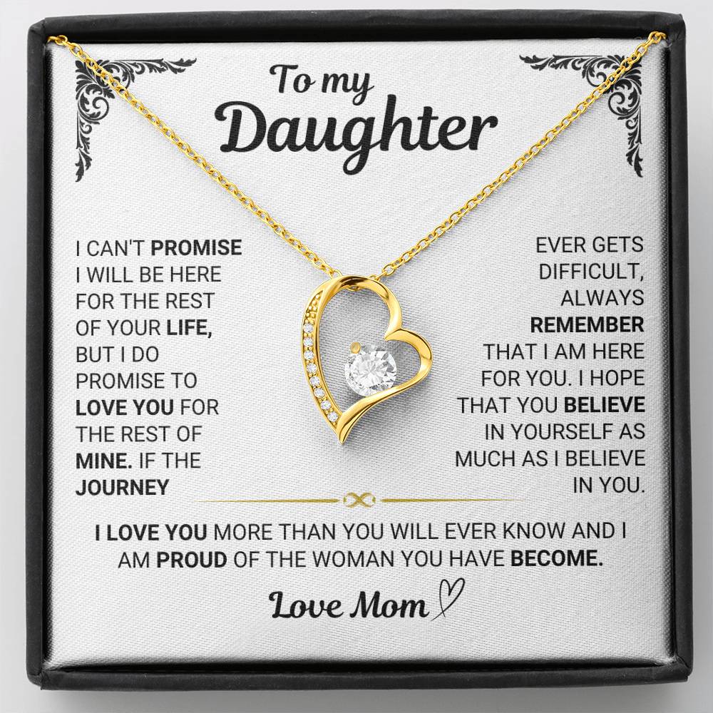 To My Daughter "I Am Hear For You" Love Mom
