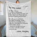 Cute Gift - Love Letter Style - Personalized Comfy Blanket - SS88