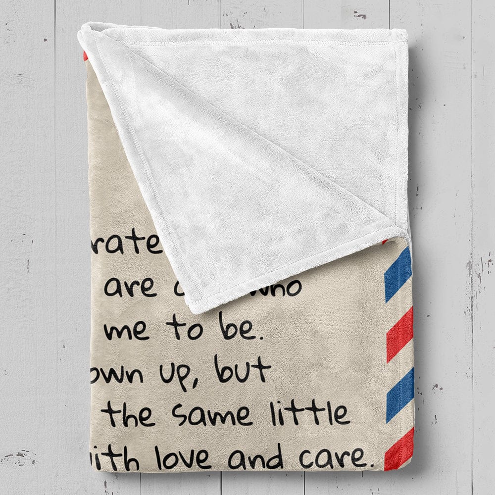 Dear Mom - From Daughter - Personalized Giant Love Letter Blanket - SS367