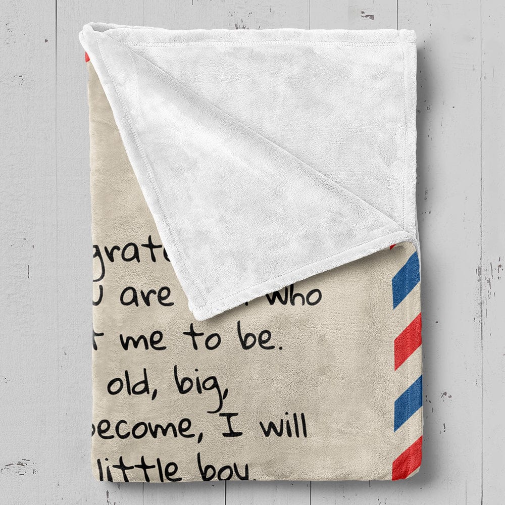 Dear Mom - From Son - Personalized Giant Love Letter Blanket - SS429