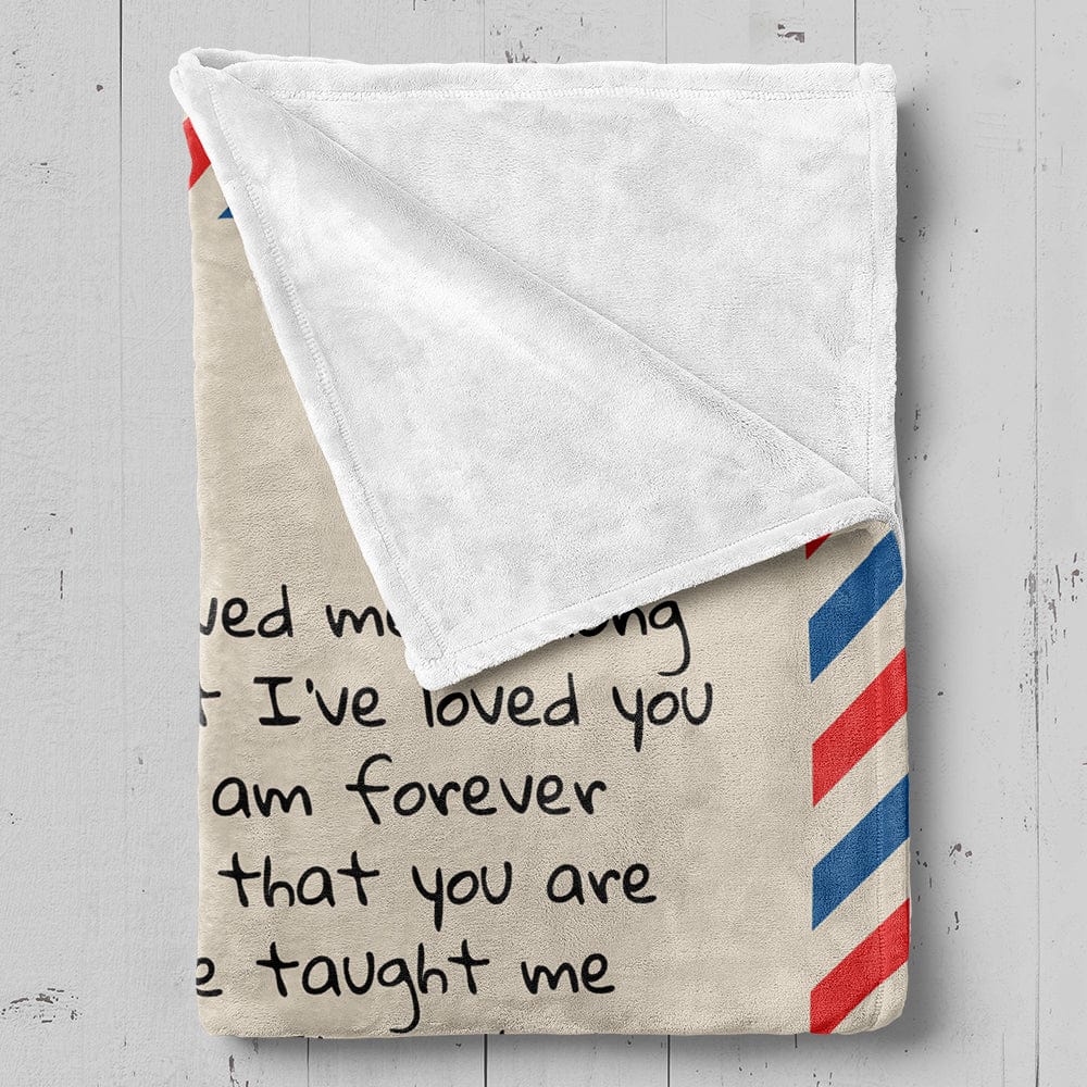 Dear Mom - Personalized Giant Love Letter Blanket - SS452