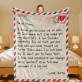 Dear Mom - Personalized Giant Love Letter Blanket - SS452