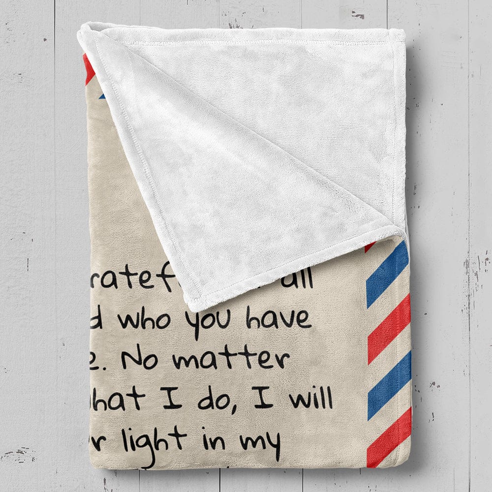 Dear Mom - Personalized Giant Love Letter Blanket - SS453