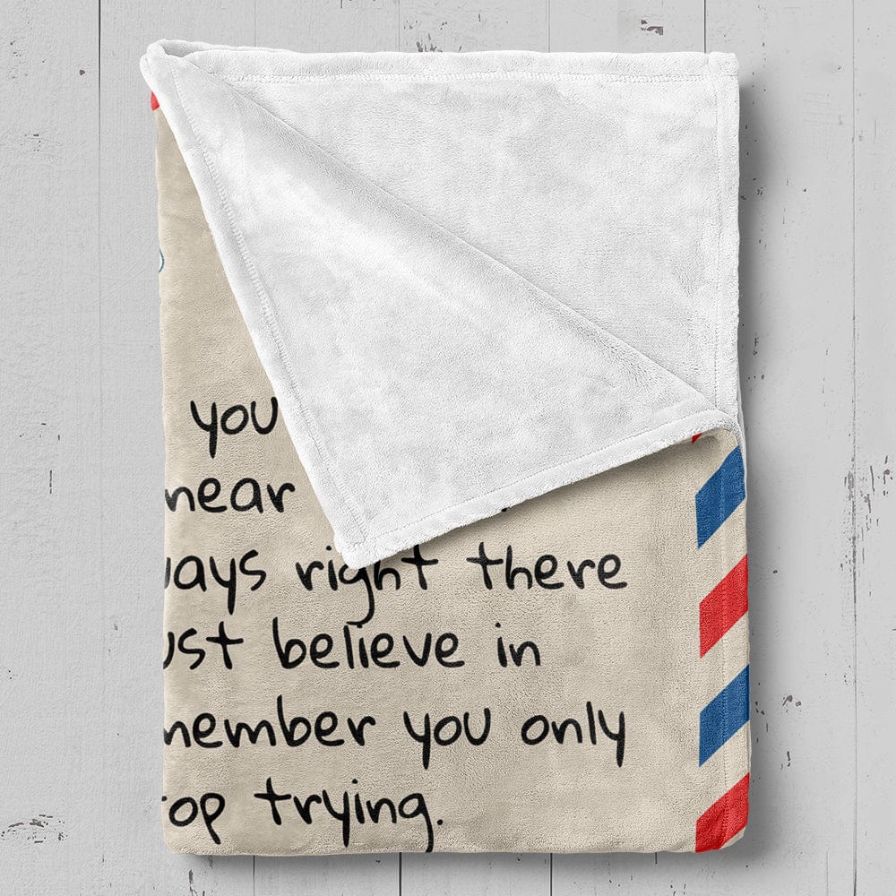Dear Son - From Mom - Giant Love Letter Blanket - SS387