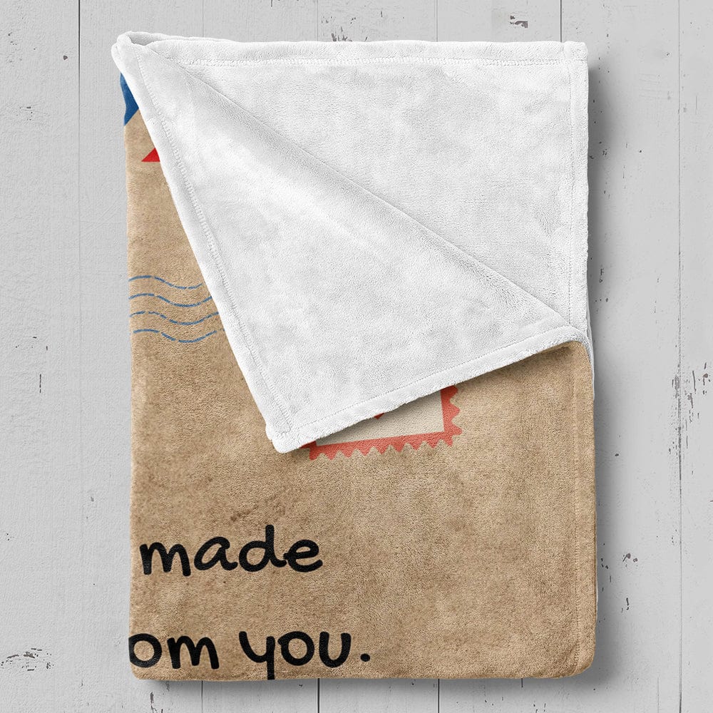 For Dad - From Daughter - Giant Love Letter Comfy Blanket - SS355