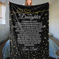 To My Daughter - Love, Dad - Super Comfy Blanket - SS45