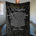 To My Daughter - Love, Mom - Super Comfy Blanket - SS44