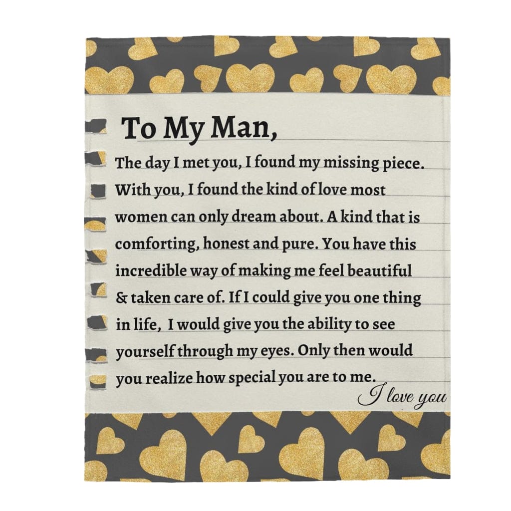 To My Man - Super Comfy Blanket - SS57