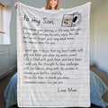 To My Son - Love, Mom - Super Comfy Blanket - SS59