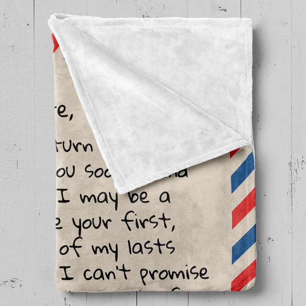 To My Soulmate - Personalized Giant Love Letter Blanket - SS467