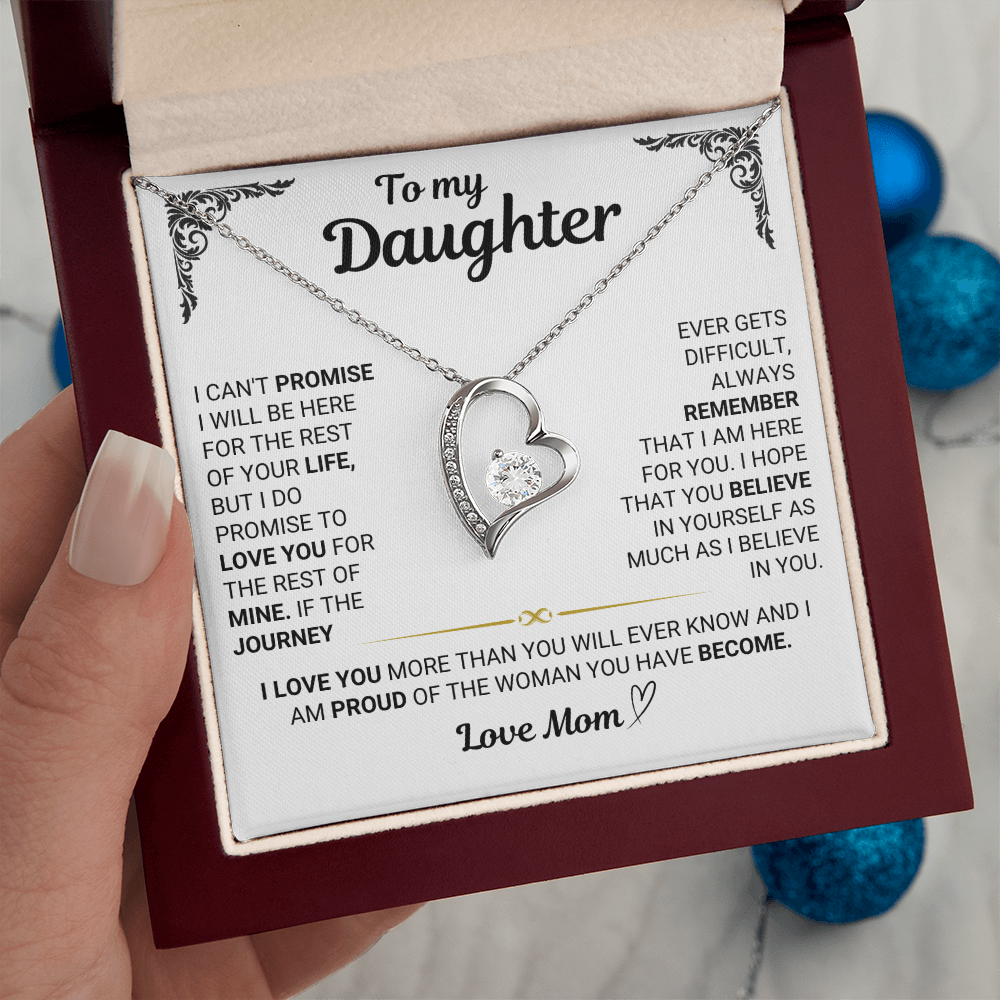 To My Daughter "I Am Hear For You" Love Mom