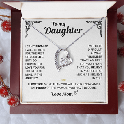 To My Daughter "I Am Hear For You" Love Mom