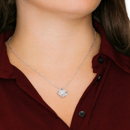 Wife Love Knot Necklace Gift From Husband With Message Card