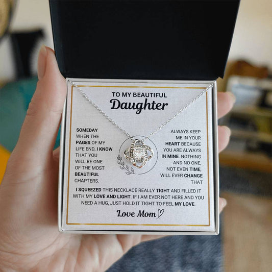 To My Beautiful Daughter " Always Keep Me in Your Heart " Love Mom