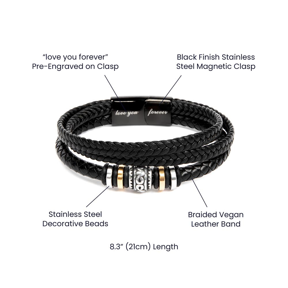 To My Son Forever Love Bracelet