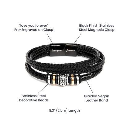 To My Son Forever Love Bracelet
