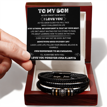 To My Son Forever Love Bracelet