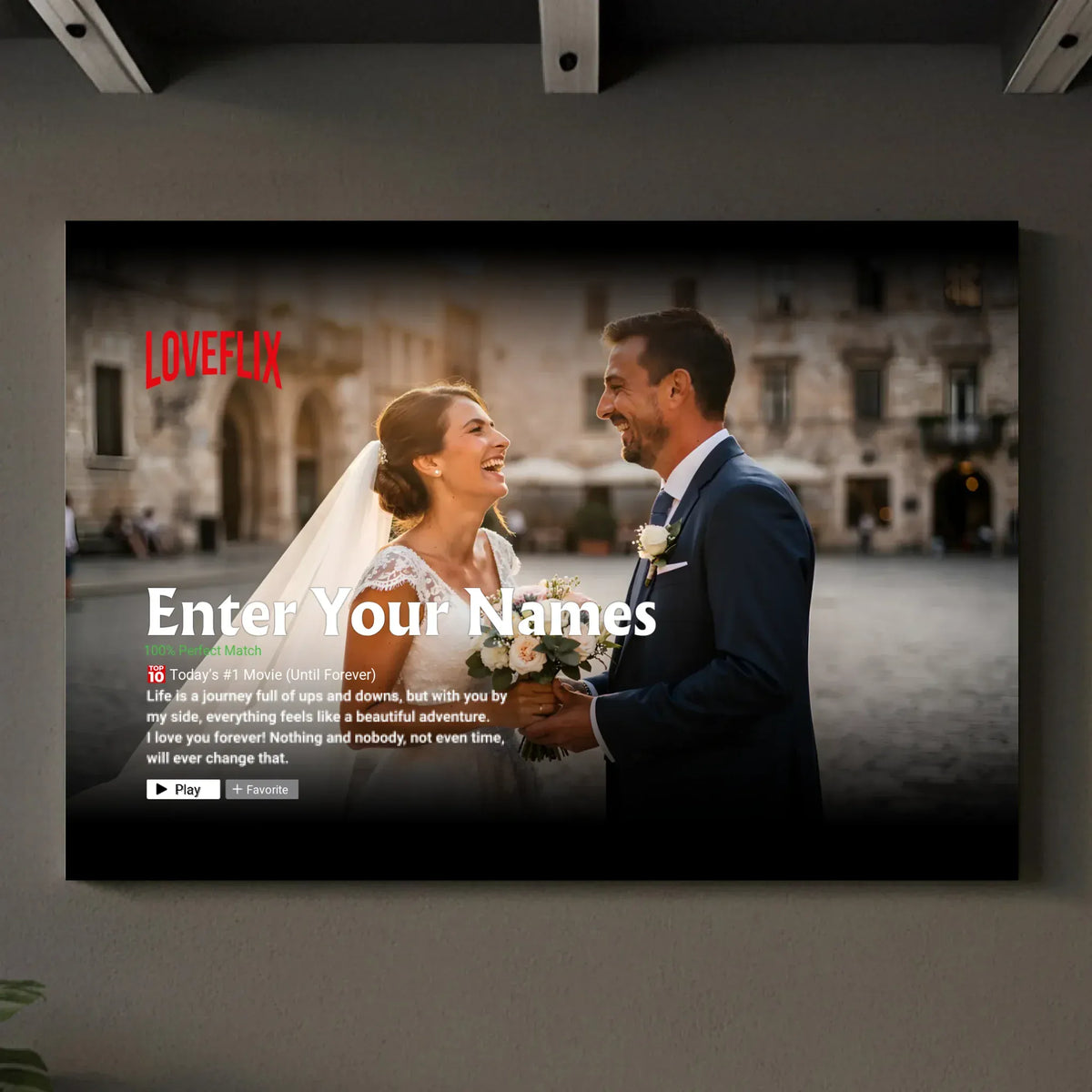 Our Love Story - Personalize Canvas Wall Art