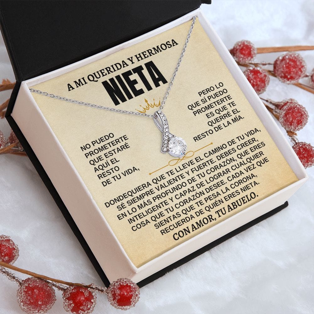 A Mi Querida y Hermosa Nieta - Abuelo - Beautiful Gift Set - SS117SP