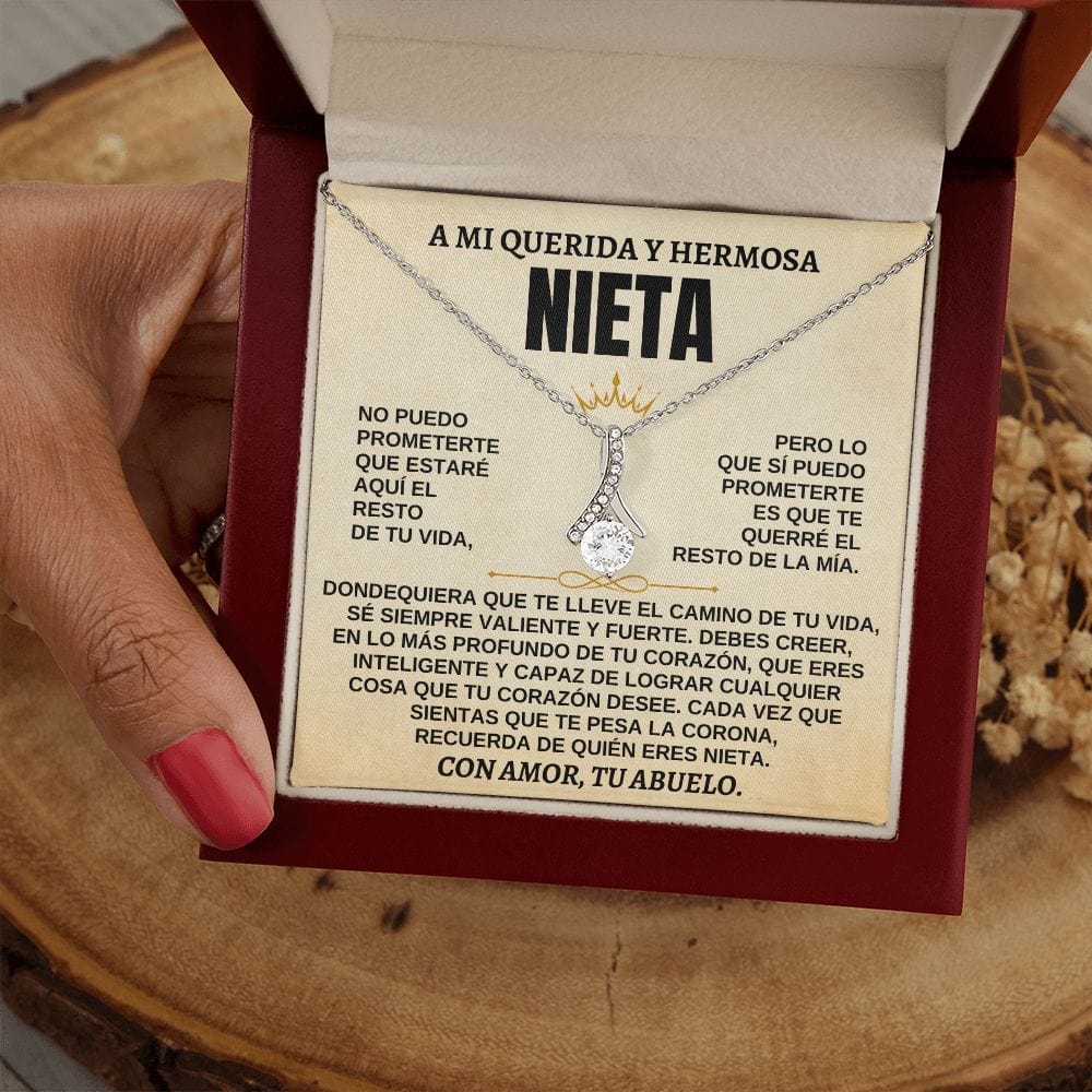 A Mi Querida y Hermosa Nieta - Abuelo - Beautiful Gift Set - SS117SP