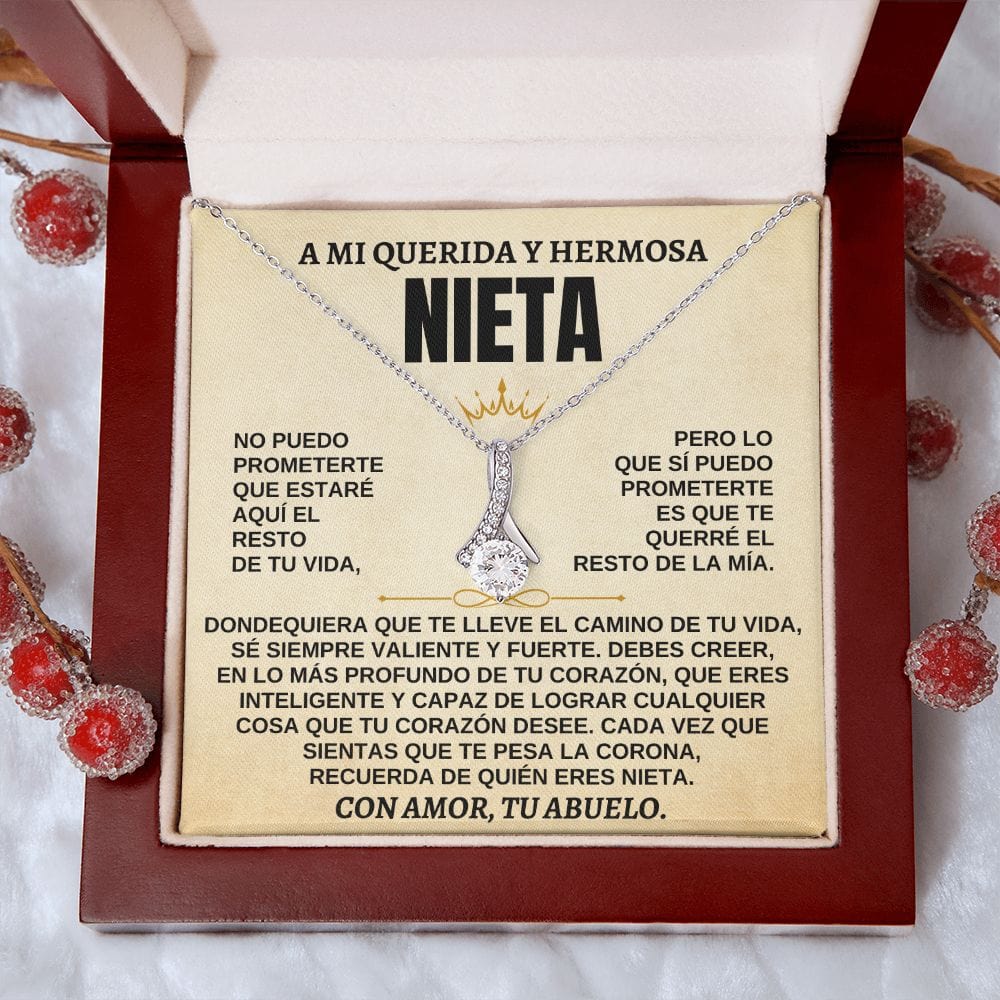 A Mi Querida y Hermosa Nieta - Abuelo - Beautiful Gift Set - SS117SP