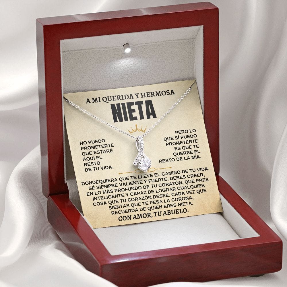 A Mi Querida y Hermosa Nieta - Abuelo - Beautiful Gift Set - SS117SP