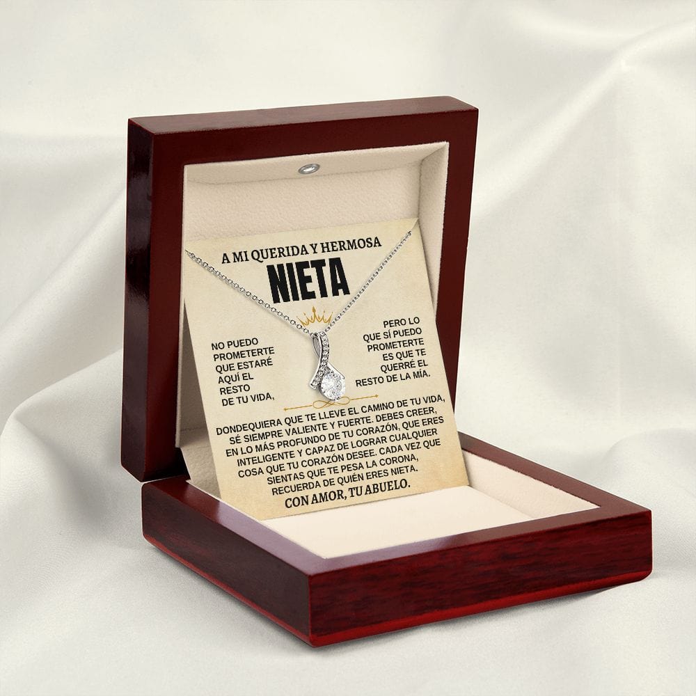 A Mi Querida y Hermosa Nieta - Abuelo - Beautiful Gift Set - SS117SP