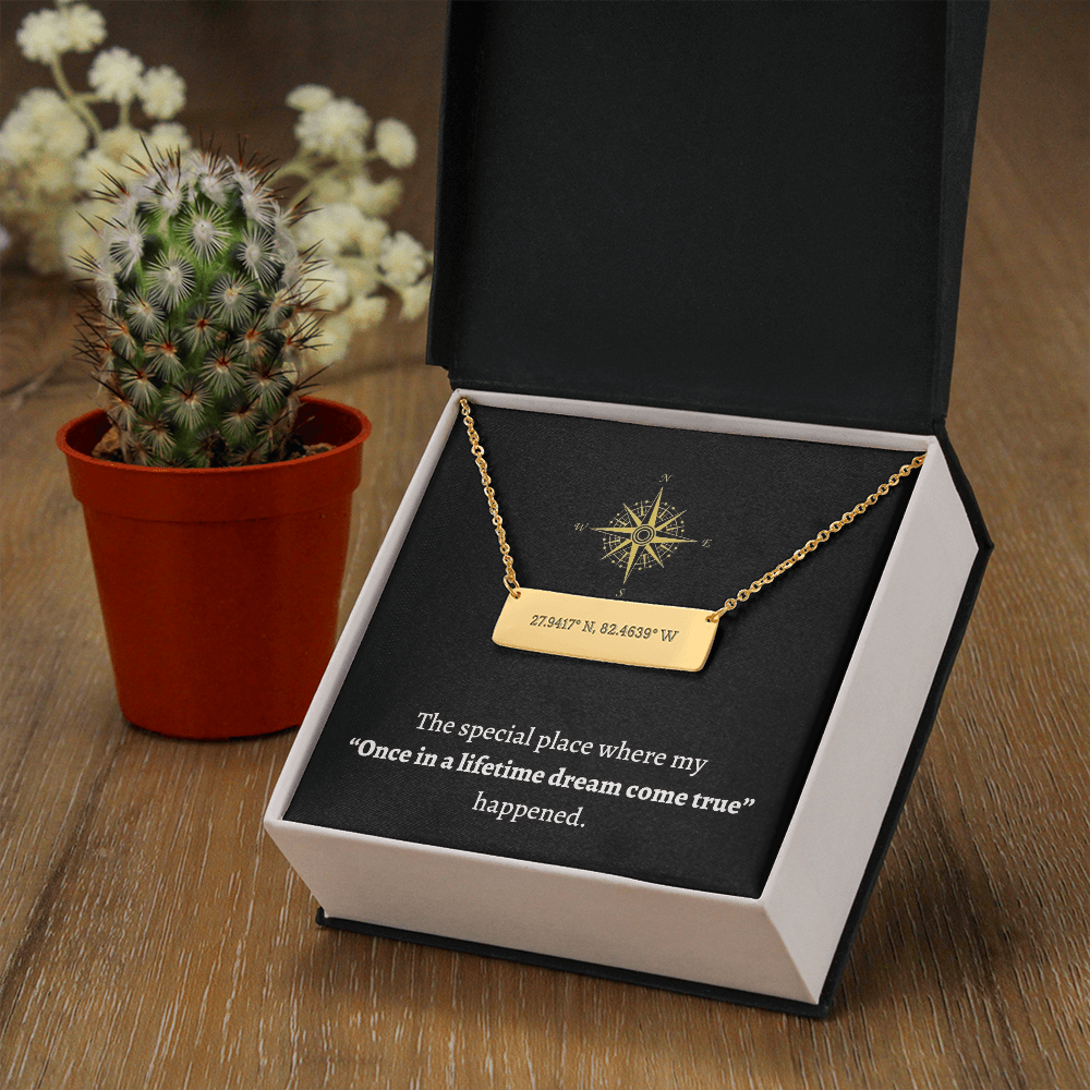 Coordinates Horizontal Dainty Bar Necklace - SS56