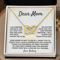 Dear Mom - From Daughter - Interlocked Hearts Gift Set - SS381