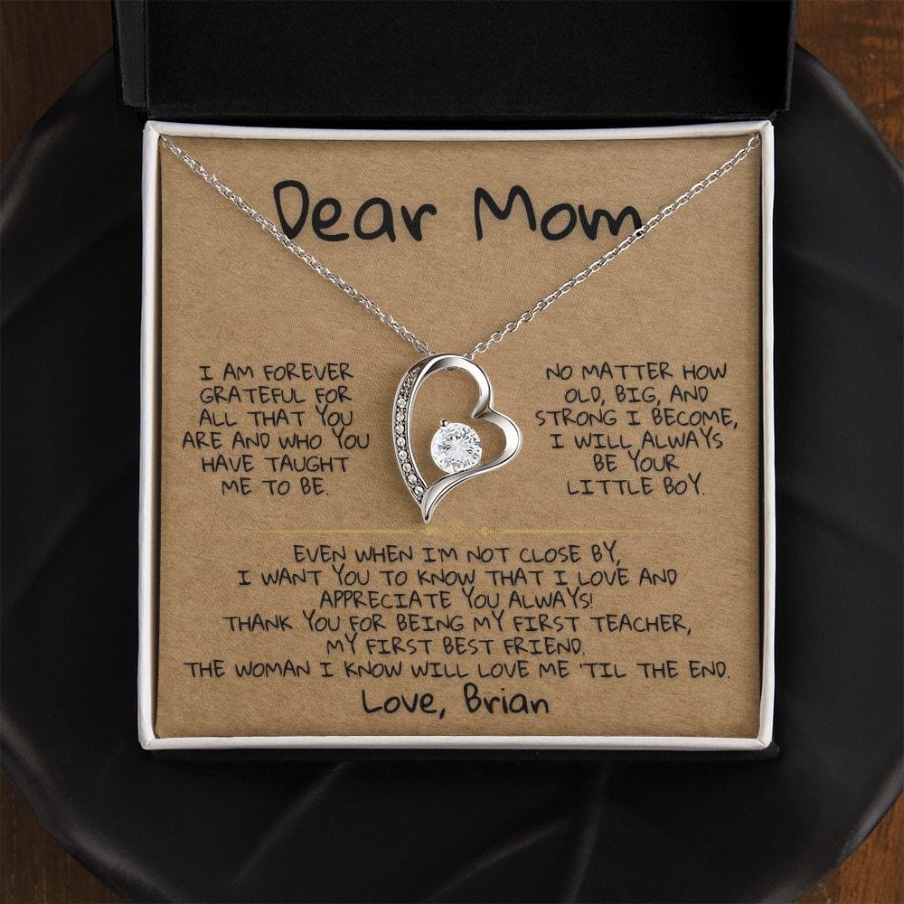 Dear Mom - From Son - Necklace Gift Set - SS368