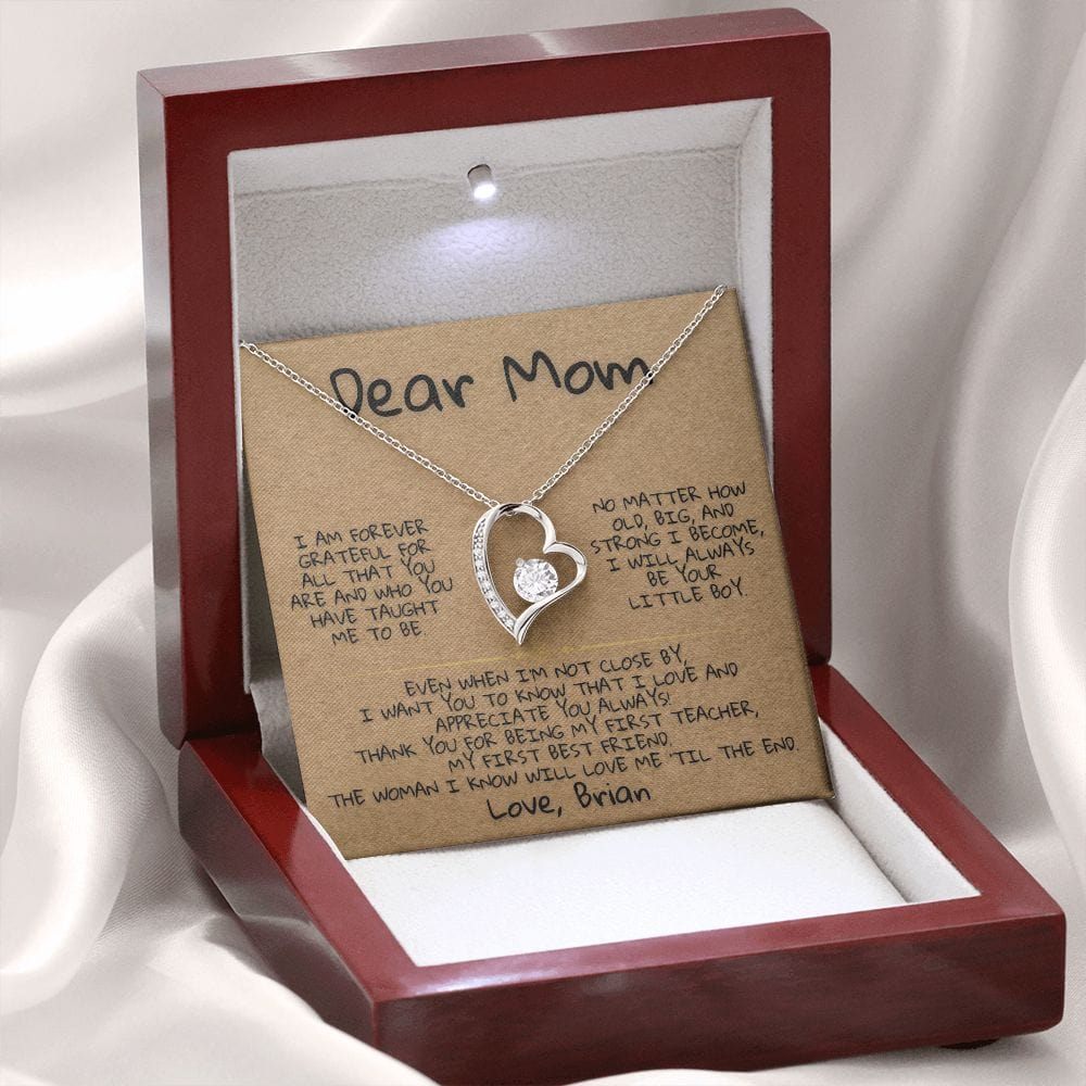 Dear Mom - From Son - Necklace Gift Set - SS368