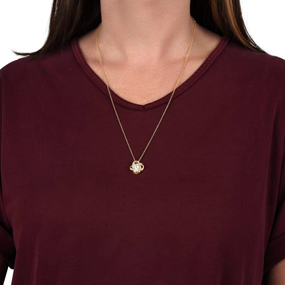 Gift for Daughter-in-law - Love Knot Necklace Gift Set - SS232