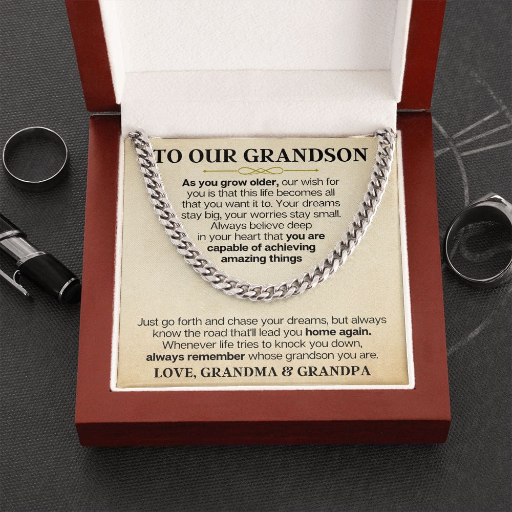 Grandson - Big Dreams - Personalized Gift Set - SS192