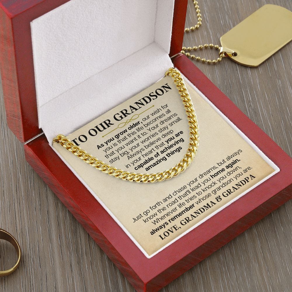 Grandson - Big Dreams - Personalized Gift Set - SS192