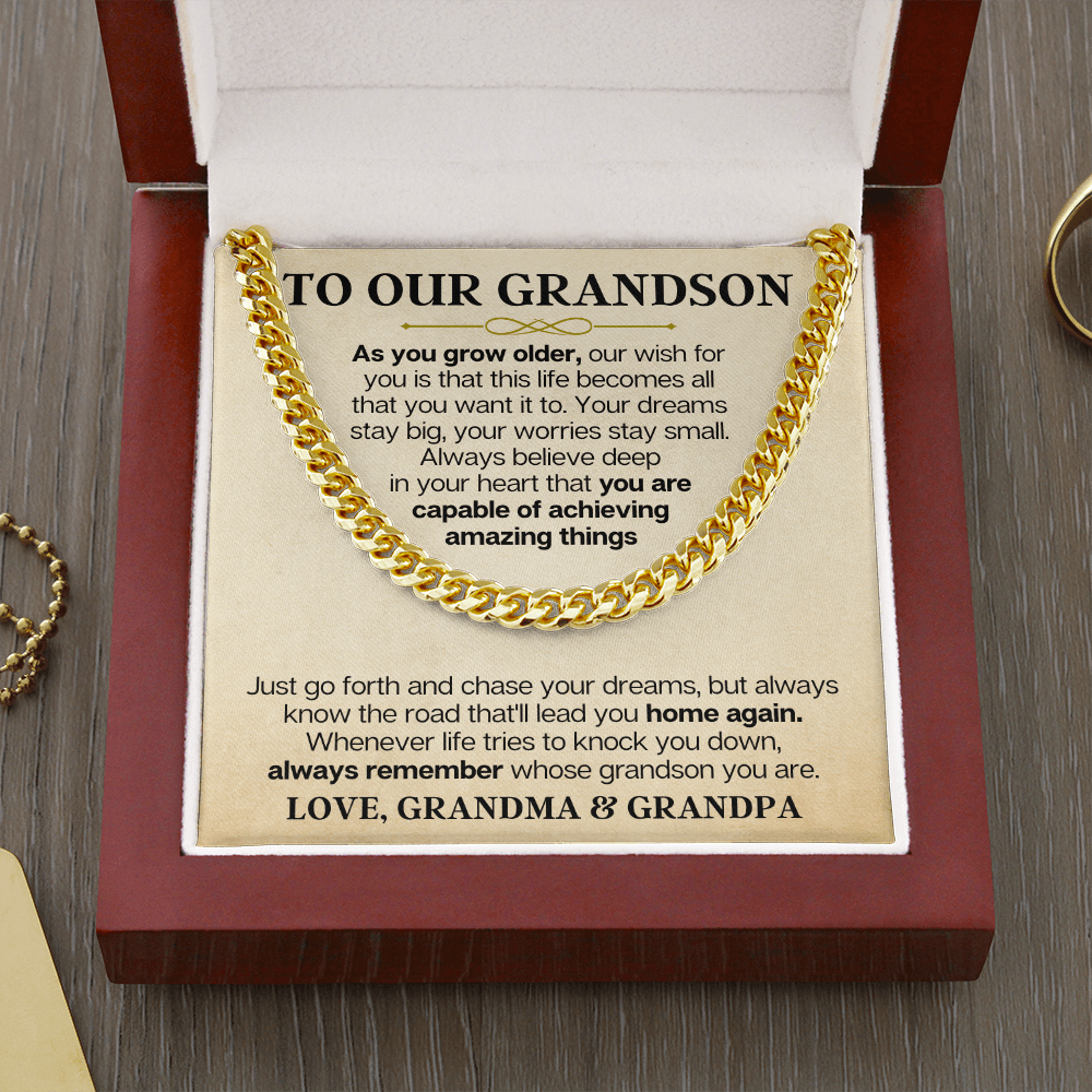 Grandson - Big Dreams - Personalized Gift Set - SS192