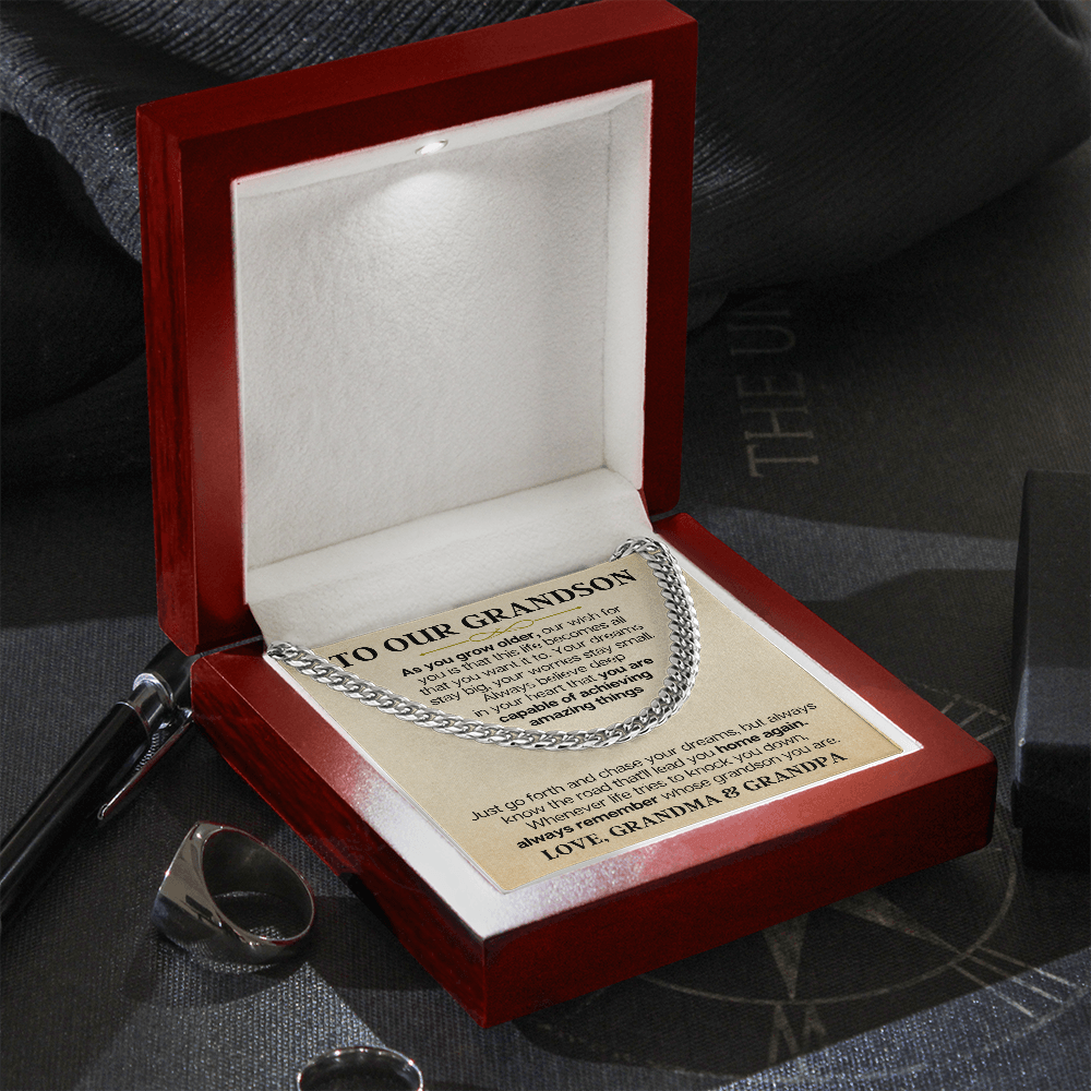 Grandson - Big Dreams - Personalized Gift Set - SS192
