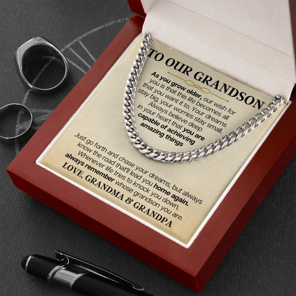 Grandson - Big Dreams - Personalized Gift Set - SS192
