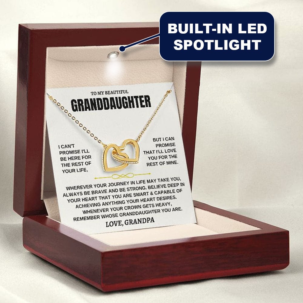Keepsake message card for a granddaughter