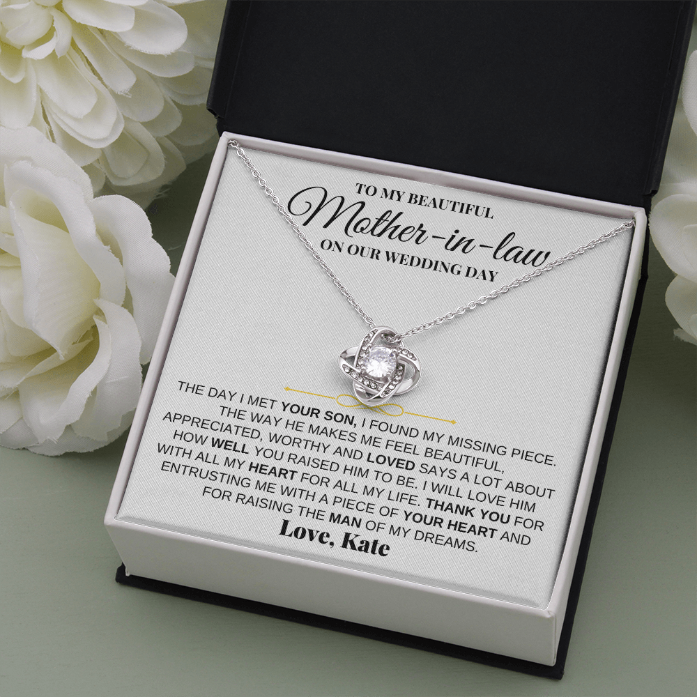 Mother-In-Law - Love Knot Personalized Gift Set - SS211
