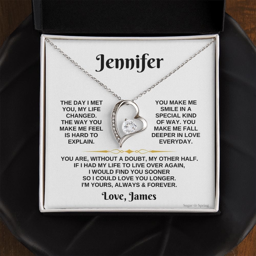 Soulmate Necklace Gift Set – Message Card Included