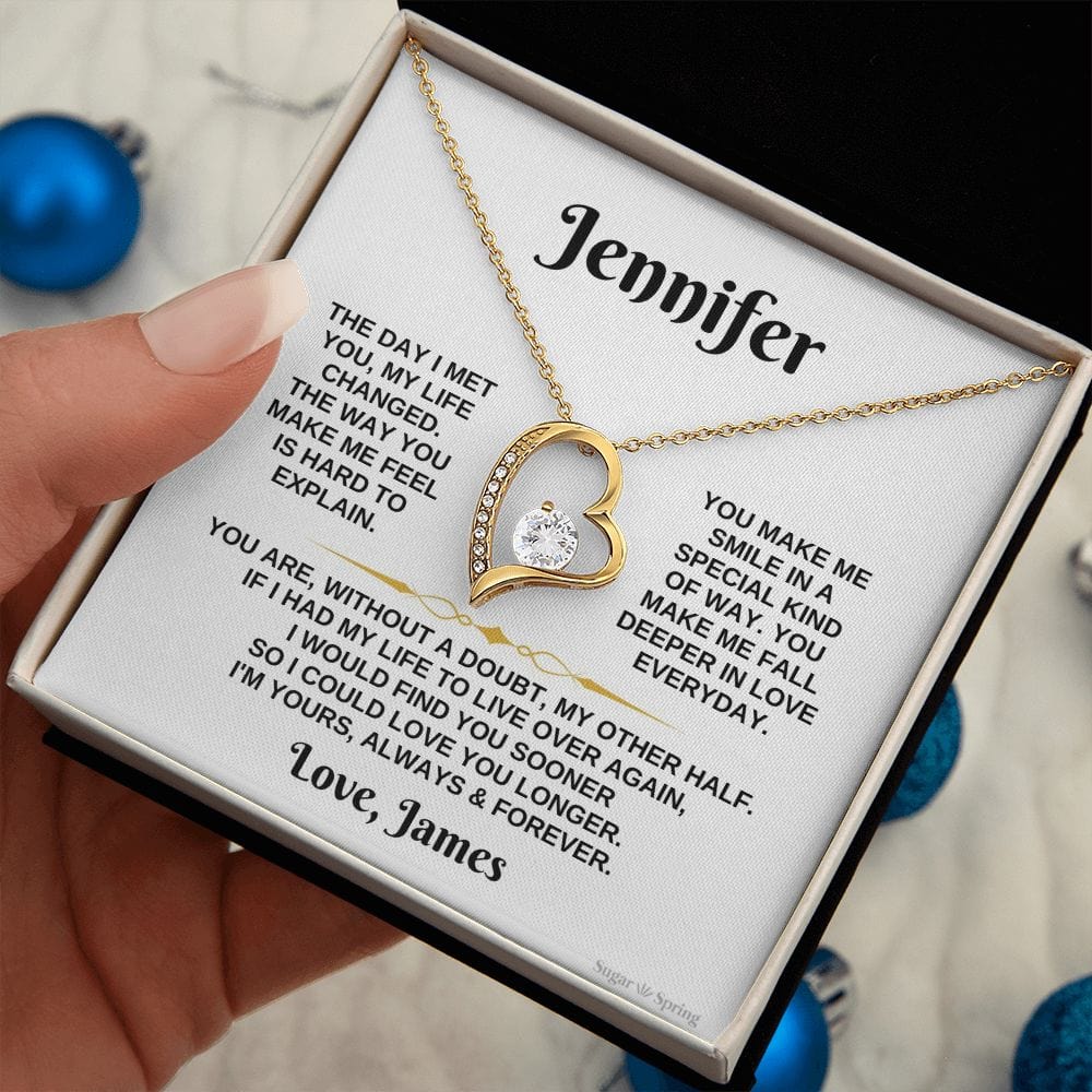 Soulmate Necklace Gift Set – Message Card Included